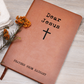 Dear God Personalized Prayer Journal- Custom Prayer Notebook Christian Gift Journal Prayer Diary Gifts for Men Dad Gift for Son Faith Journal