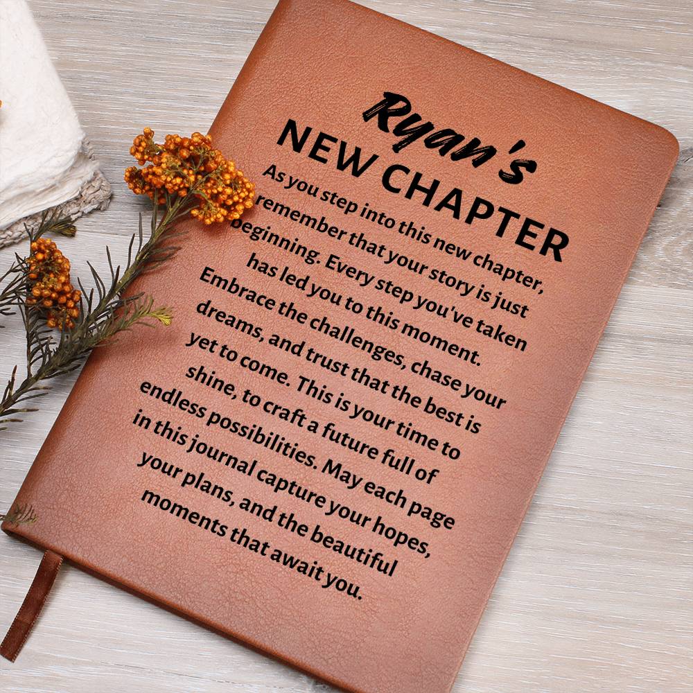 New Chapter Journal | New Beginnings Gift | New Job Gift, Coworker Gift, Farewell Gift, Breakup Gift, Going Away Gifts, Break Up Gift