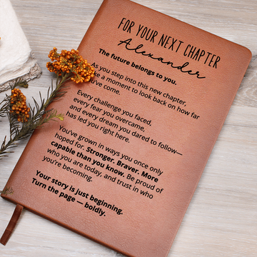 Personalized New Chapter Journal for Him