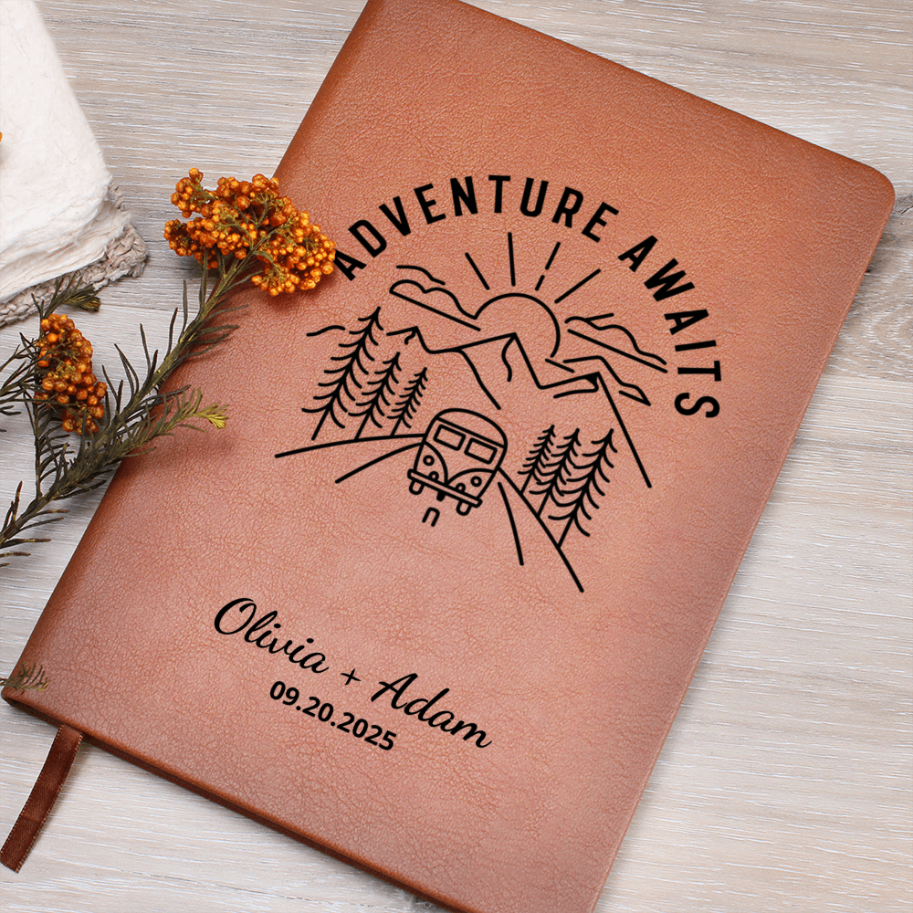 Travel Journal Gift Adventure Journal Camping Journal Custom Book World Travel Journal Travel Lover Gift for Couple Gift Vacation Journal