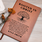 Rooted in Christ Personalized Journal – Christian Gift for Men and Women | Bible Study Notebook | Prayer Journal | Faith Devotional Book Him Her