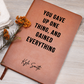 Sober Encouragement Journal | Empowering Sober Lifestyle Custom Name Notebook for Women or Men, Addiction Recovery Shirt, Health Awareness Gift