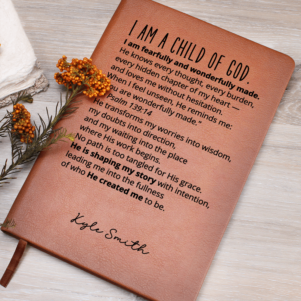 Personalized Christian Journal Psalm 139 New Chapter Gift