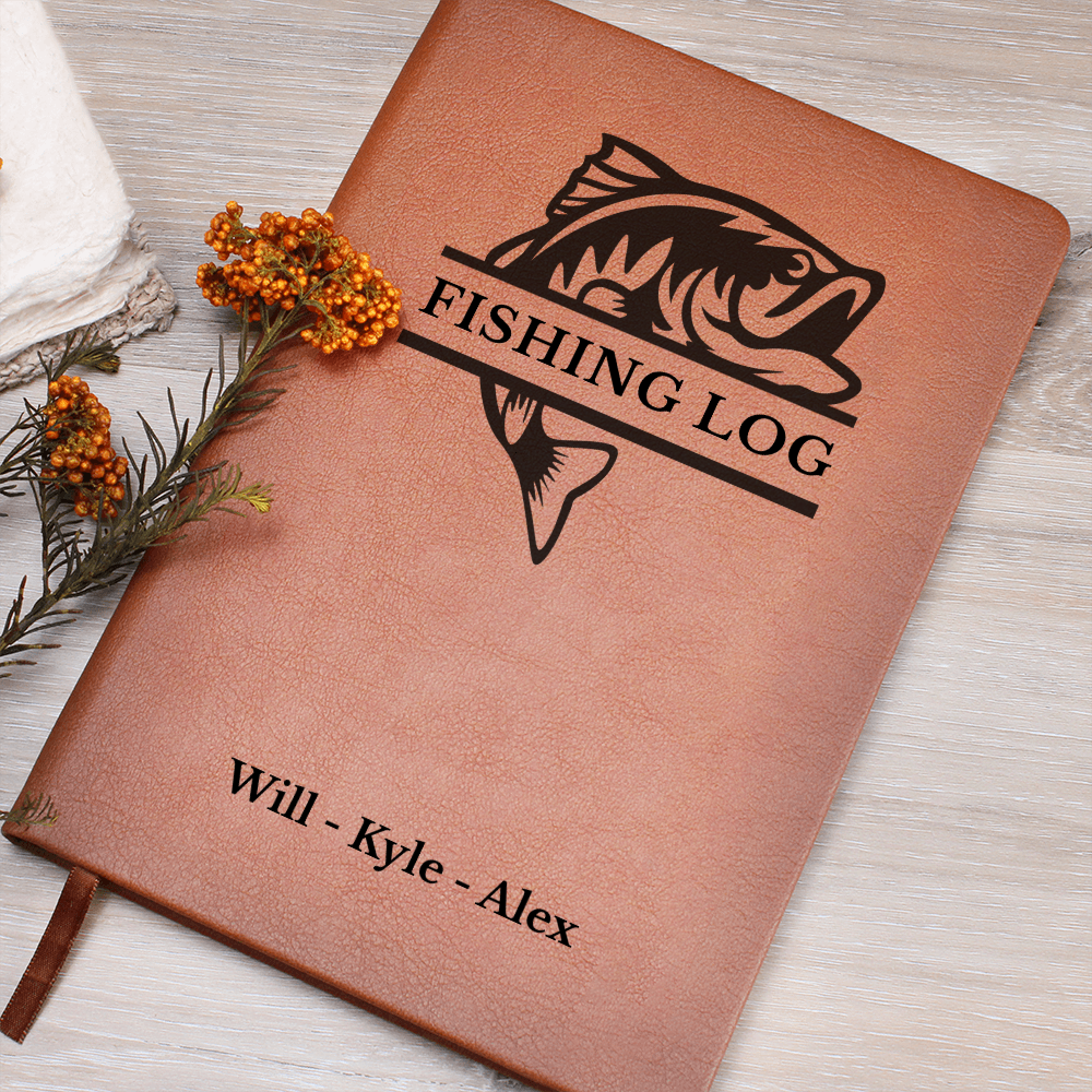 Personalized Fishing Log Book