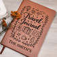 Honeymoon Journal for Couples – Personalized Wedding Gift for Newlyweds | Custom Name Vegan Leather Travel Notebook Bride & Groom