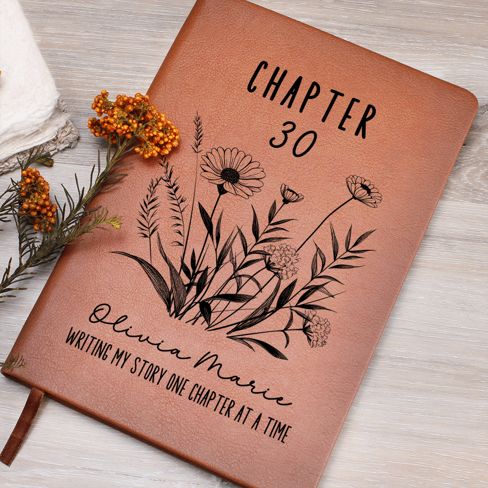 Personalized Engraved Leather Lined Journal With Clasp, Personalized Prayer Journal, Custom Diary for Women, Mother's Day Gift, Gift for Mom