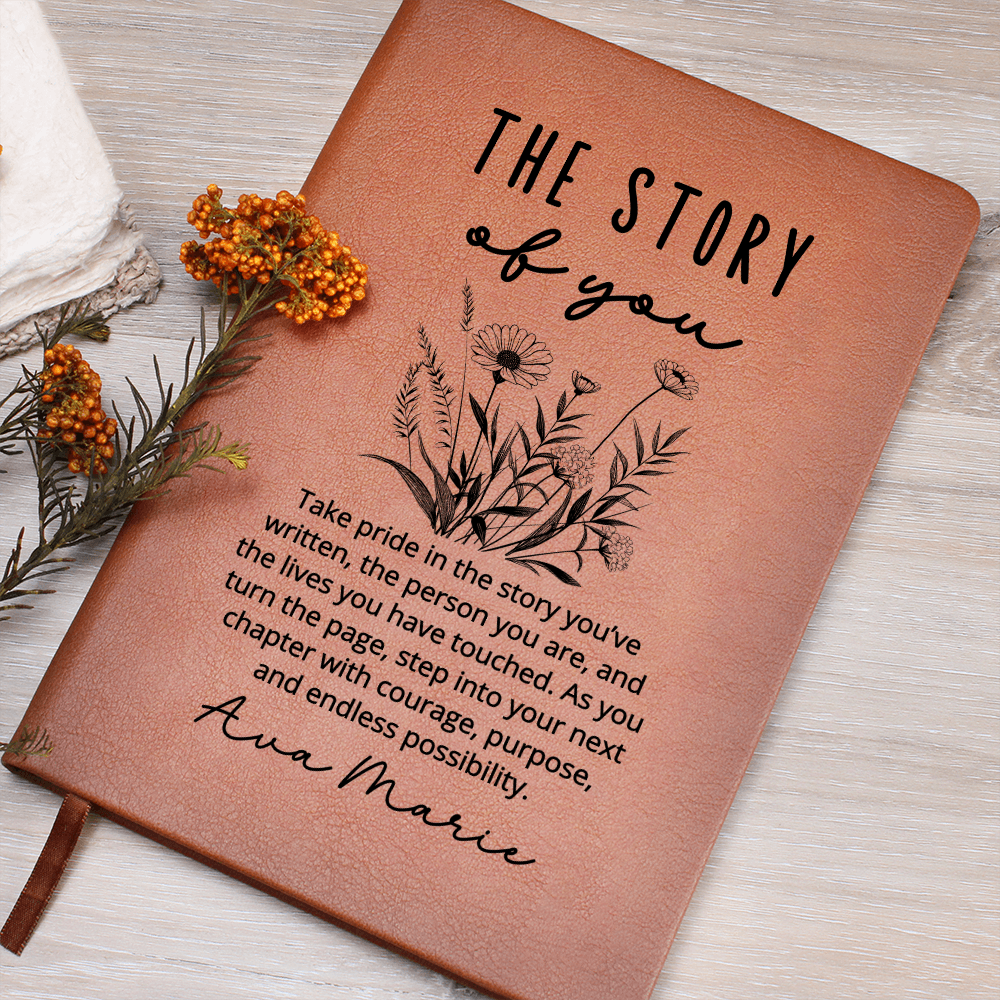 The Story of You Journal – Personalized Name Journal – Graduation Gift for Her – Milestone Birthday Gift – Daughter Keepsake Book