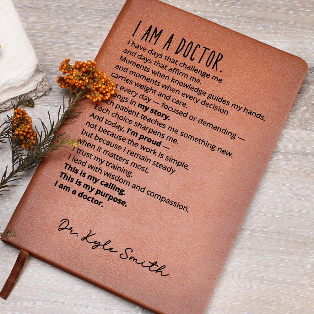 Personalized Doctor Gifts Custom Name Notebook