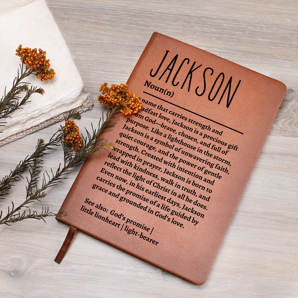 Letters to My Granddaughter/Grandson – Christian Baby Name Meaning Journal – Personalized Baptism or Dedication Gift from Grandparents