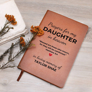 Letter to my Daughter in Heaven, Loss of Daughter Gift, Daughter Memorial Journal, Grief Journal, Sympathy Gift, Grieving Mother Gift