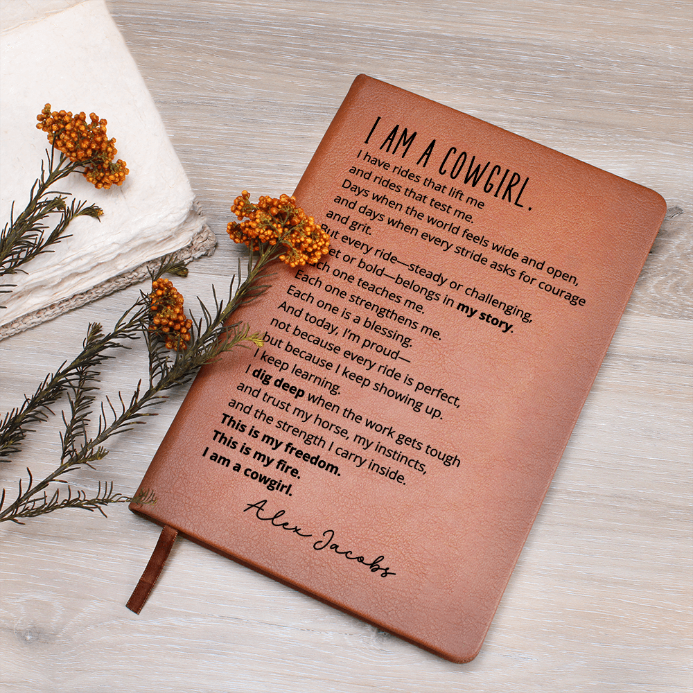 Personalized Cowgirl Journal | Horse Riding Gifts for Her