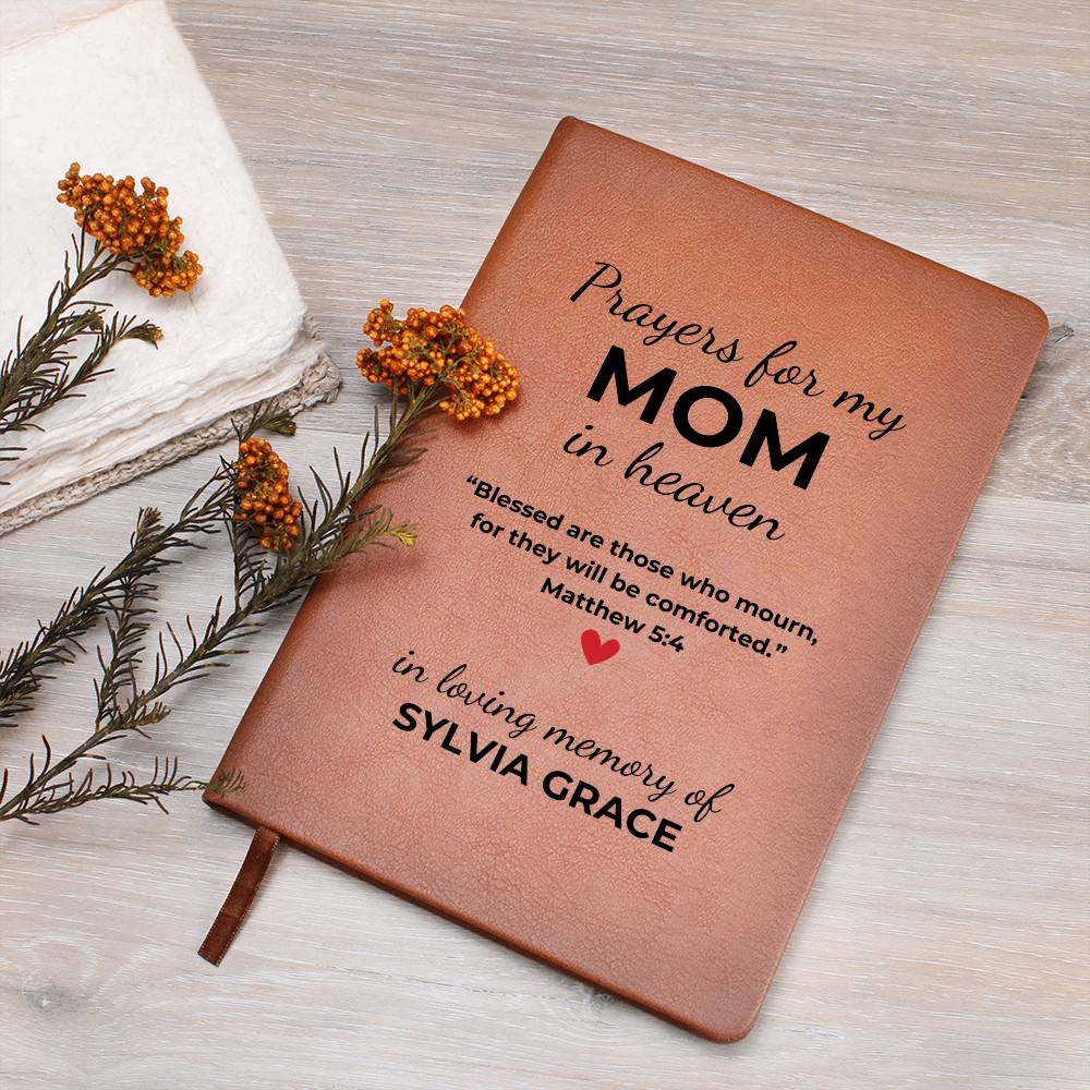 Personalized Catholic Prayer Journal for Grieving Son or Daughter | Memorial Keepsake for Loss of Mom | Custom Bereavement Gift for Healing