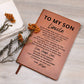 Personalized Notepad Unique Gift for Son, Rustic Diary To My Son Gift from Mom or Dad