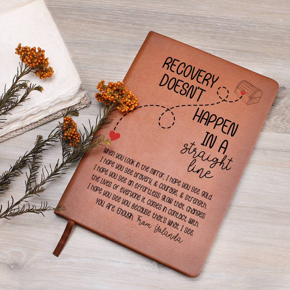 Custom Recovery Journal for Her, Addiction Recovery  Gifts, Encouragement Gift,  Sobriety Gift for Women