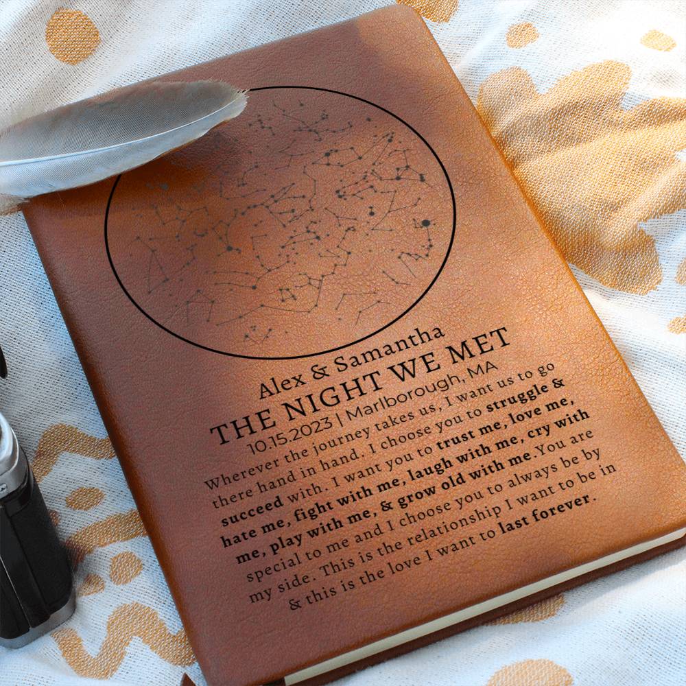 Promise Journal Gift for Him, Boyfriend Gift from Girlfriend, Soulmate gift