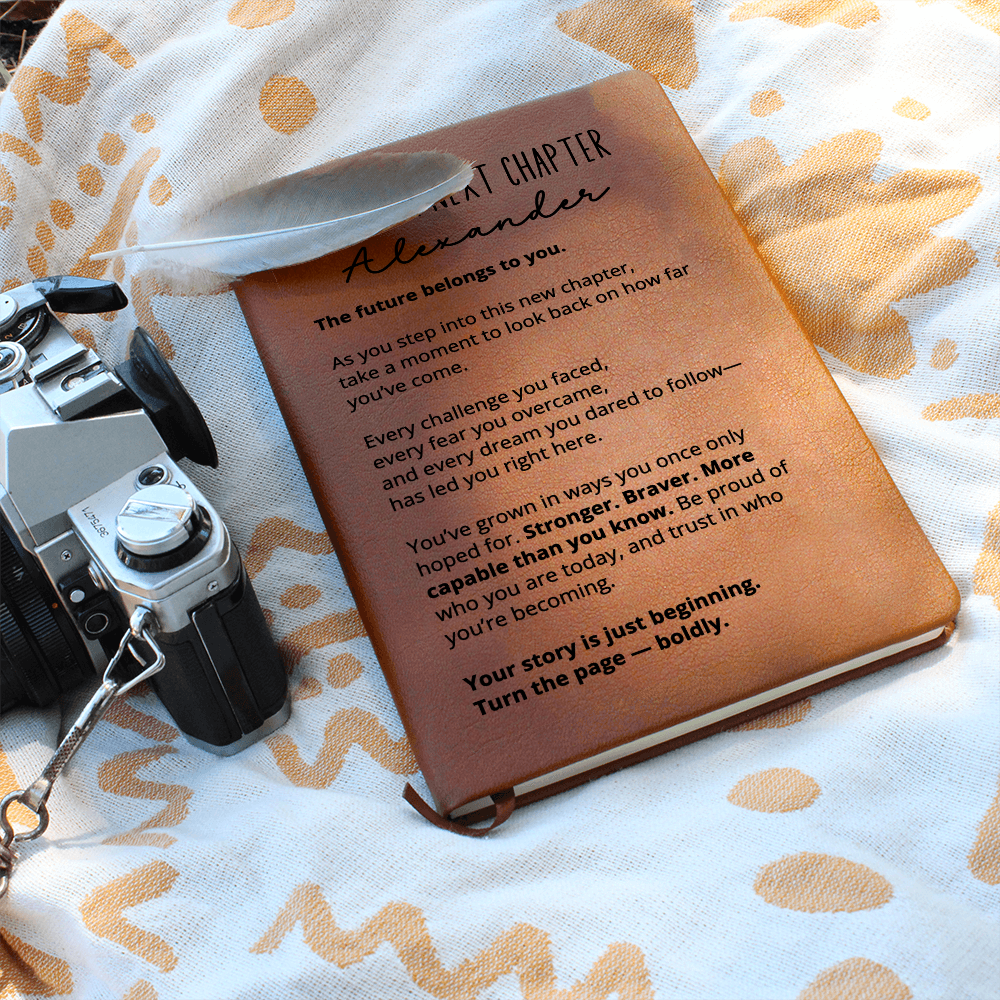 Personalized New Chapter Journal for Him