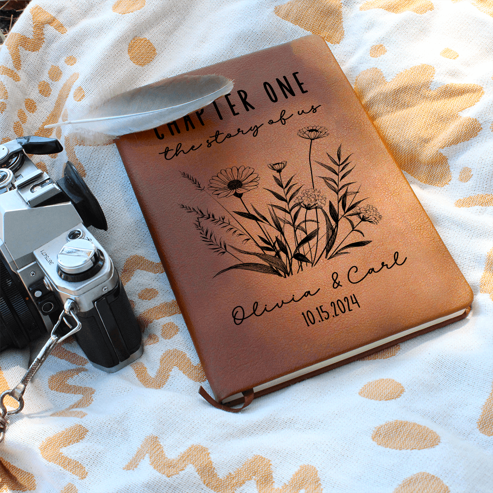 Personalised Couple's Journal - Couple's Memory Book - Anniversary Gift For Him - Anniversary Gift For Her - Relationship Journal