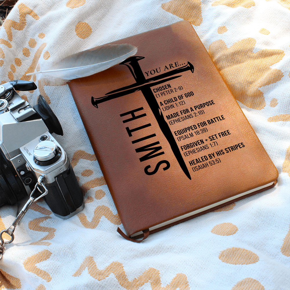 Personalized Christian Journal for Men, Bible Journal Notebook, Religious Gift, First Communion Gifts, Pastor Gifts, Retirement, Birthday Gifts