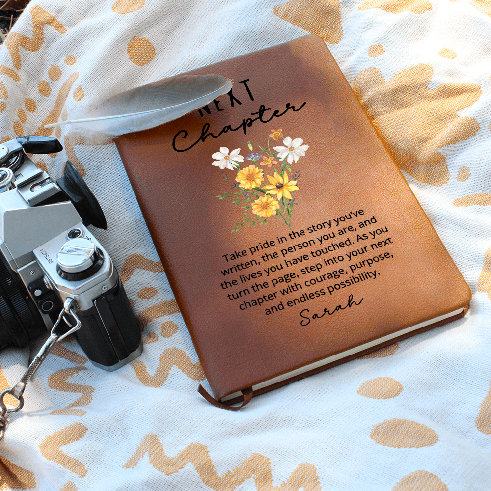 New Chapter Journal, Personalized Retirement Gifts for Women Coworker, Nurse Retirement Gift, Graduation Gift New School, Divorced Gift