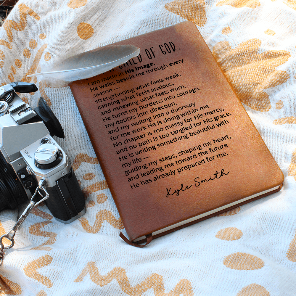 Christian Affirmation Journal Personalized New Chapter Gift