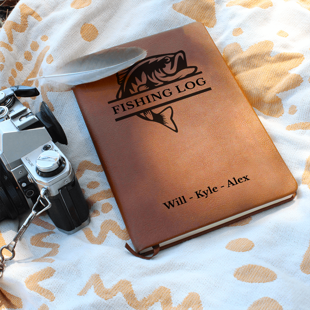 Personalized Fishing Log Book