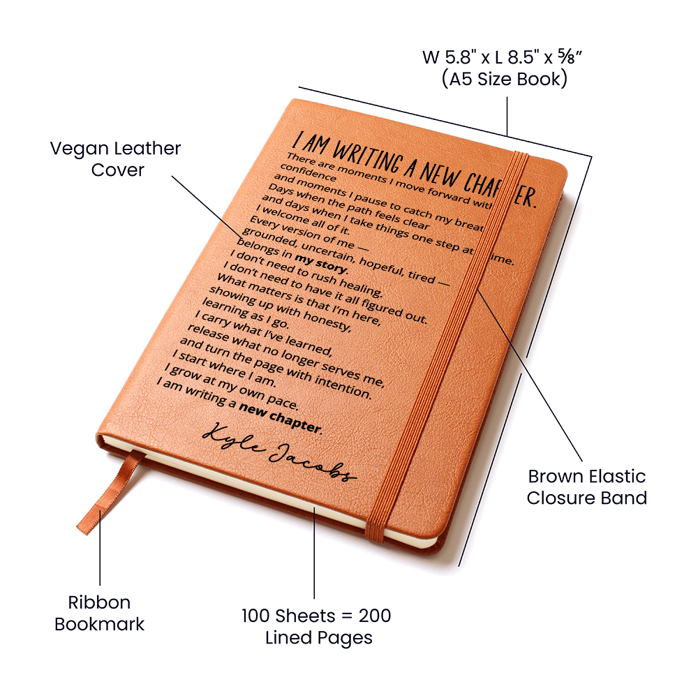 Custom Name Notebook | New Chapter Gift Personalized Journal