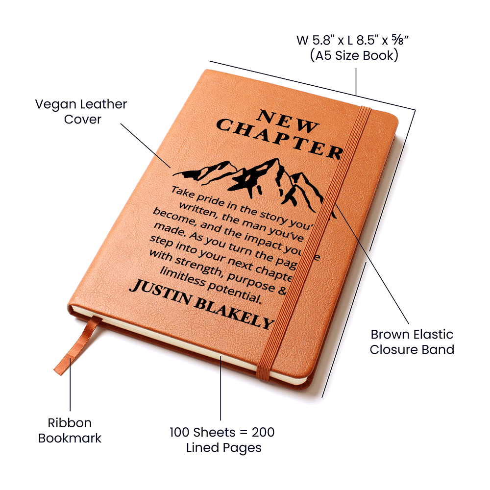 Enjoy The Next Chapter 2025 Graduation Gifts for Men Personalized Retirement gift for Co-worker Leaving Gifts Custom Notebook Gift for Men