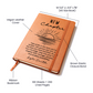 New Chapter Custom Name Notebook | Vegan Leather Journal Encouragement Gift