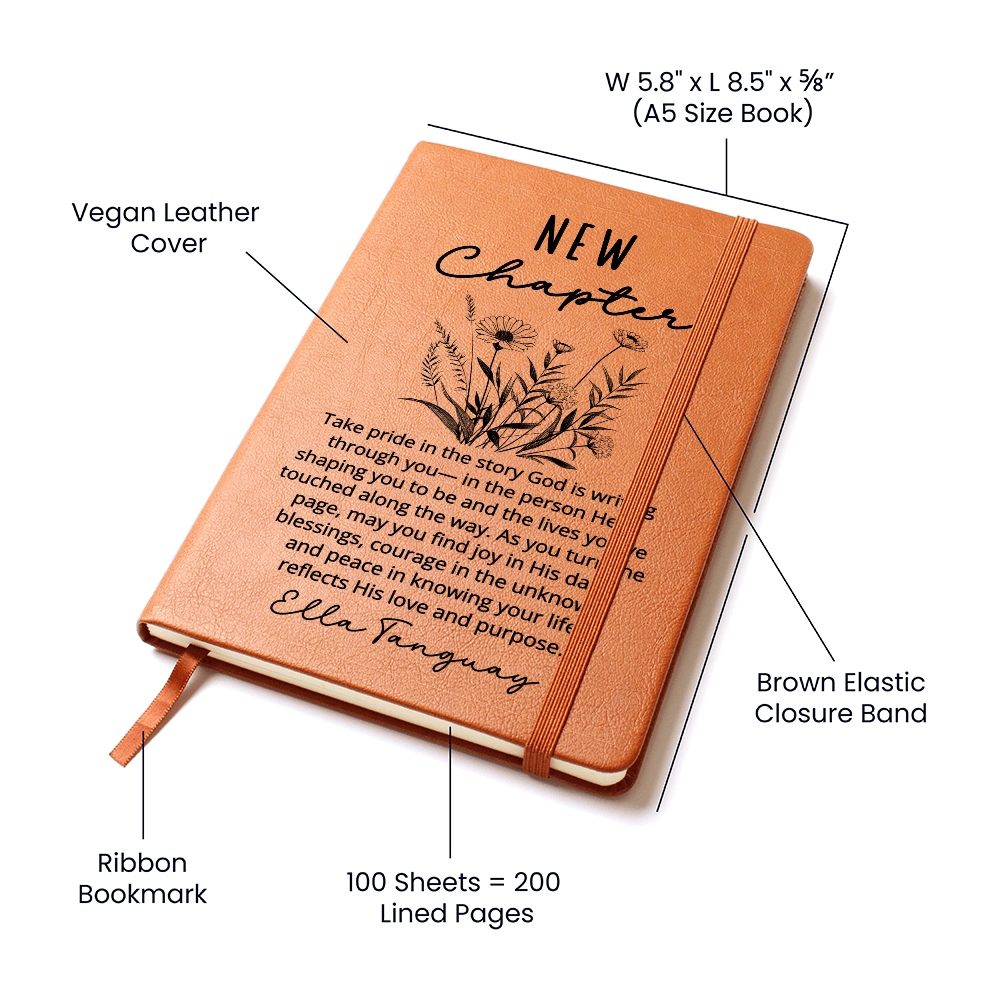 New Chapter Christian Journal – Personalized Gift for Women