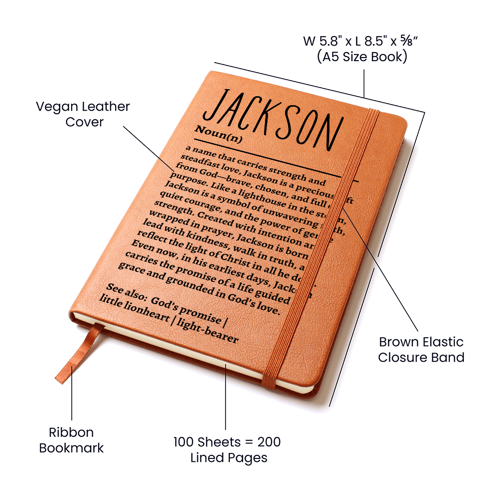 Letters to My Granddaughter/Grandson – Christian Baby Name Meaning Journal – Personalized Baptism or Dedication Gift from Grandparents