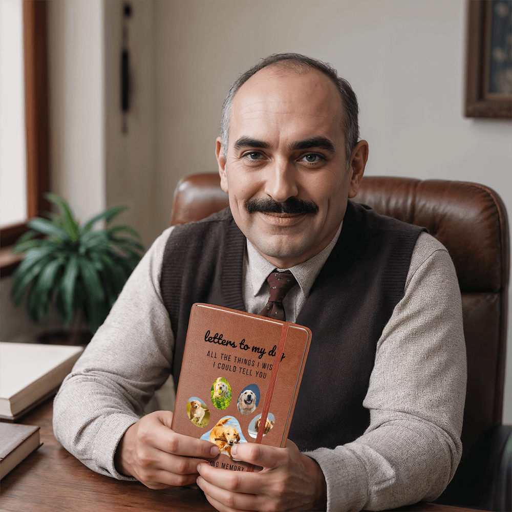 Letters to My Dog Personalized Journal- Dog Memorial Gift Custom Book- Loss of Dog Gifts- In Memory of Dog Sympathy Present- Dog In Heaven