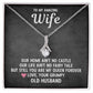 To My Wife Necklace Love Your Grumpy Old Husband