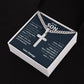 To My Son from Mom Waterproof Cross Chain