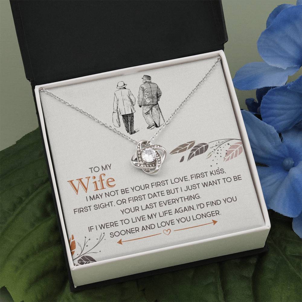 [Almost Sold Out] Wife - Love You Longer - Knot Necklace