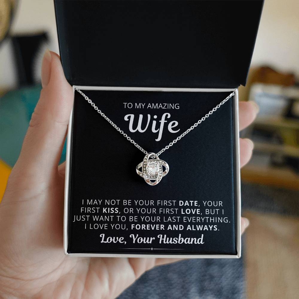 Gift for Wife from Husband | Love Knot Necklace