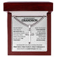 To Our Grandson Gift from Grandparents | Cross Necklace