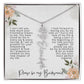 Bridesmaid Proposal Personalized Birth Flower Name Necklace Gift for Bridesmaid