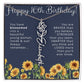 16th Birthday Gift for Her Custom Birth Flower Name Necklace