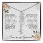 Bridesmaid Proposal Personalized Birth Flower Name Necklace Gift for Bridesmaid