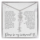 Bridesmaid Gift Script Name Necklaces Personalized Name and Birth Month Flower
