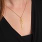 To My Granddaughter Birth Flower Name Necklace