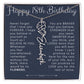 18th Birthday Birth Flower Name Necklace