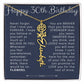 30th Birthday Gift for Her Custom  Birth Flower Name Necklace