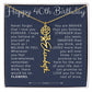 40th Birthday Gift Personalized Birth Flower Name Necklace