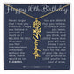 16th Birthday Gift Birth Flower Name Necklace for Daughter, Granddaughter, Niece