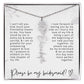 Bridesmaid Gift Script Name Necklaces Personalized Name and Birth Month Flower