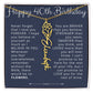 40th Birthday Gift Personalized Birth Flower Name Necklace