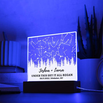 Personalized Star Map for Couple | Wedding Gift for Couple,  Anniversary Gift for Husband or Boyfriend Gifts