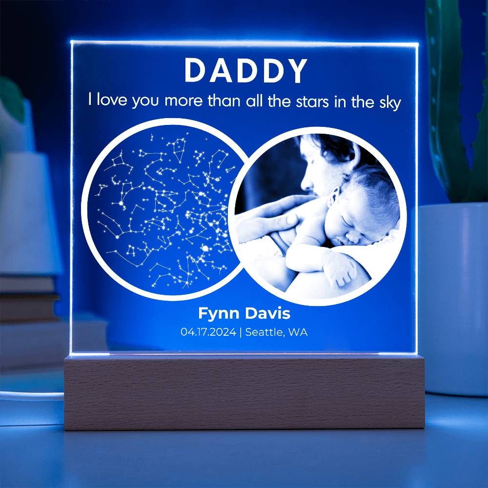 New Dad Gift From Wife, Daughter, Son | First Time Dad, First Fathers Day Gift From Baby, New Dad Christmas Gift