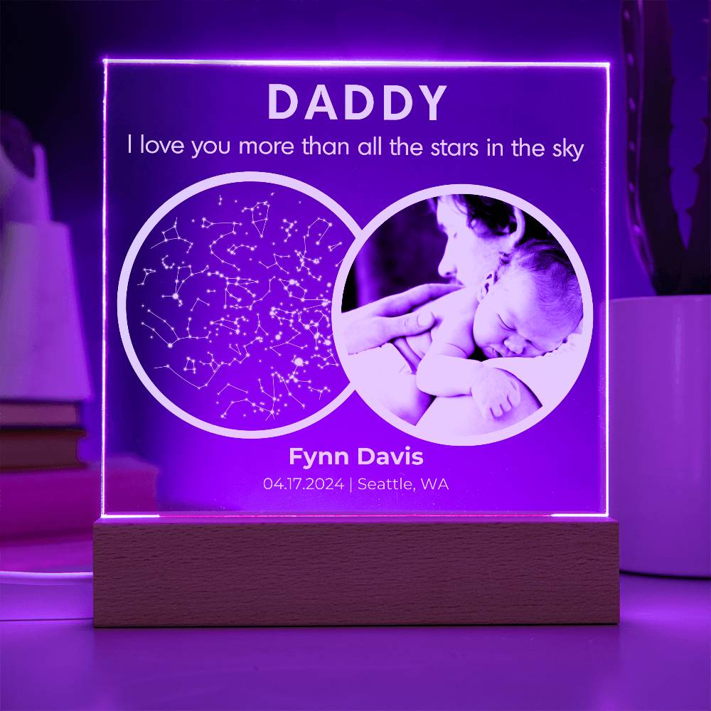 New Dad Gift From Wife, Daughter, Son | First Time Dad, First Fathers Day Gift From Baby, New Dad Christmas Gift